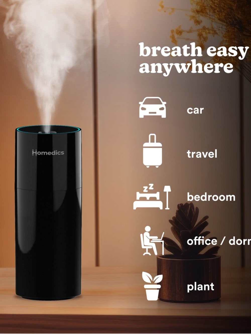 HOMEDICS Portable Humidifier - Picture 4 of 7